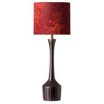 Rustykalna lampa stołowa Java brąz (podstawa)